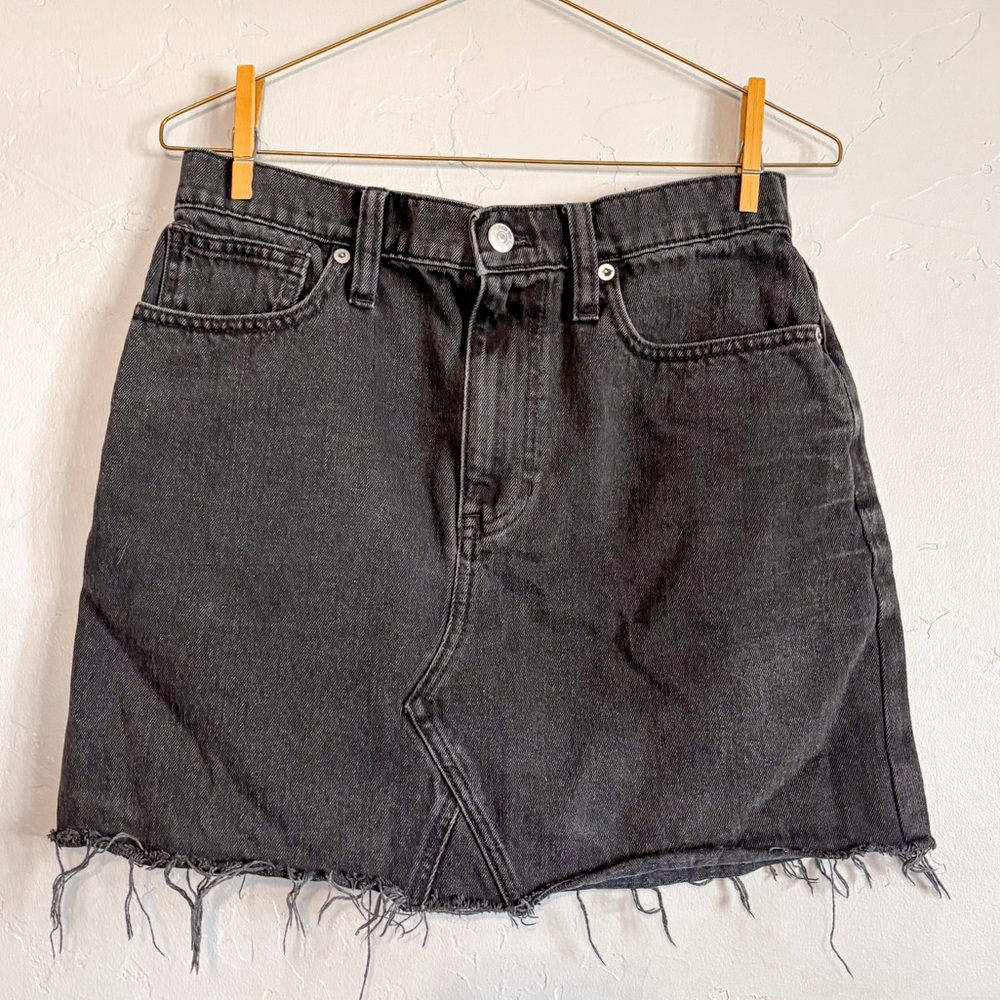 Madewell Black Denim Skirt - Picture 6 of 6
